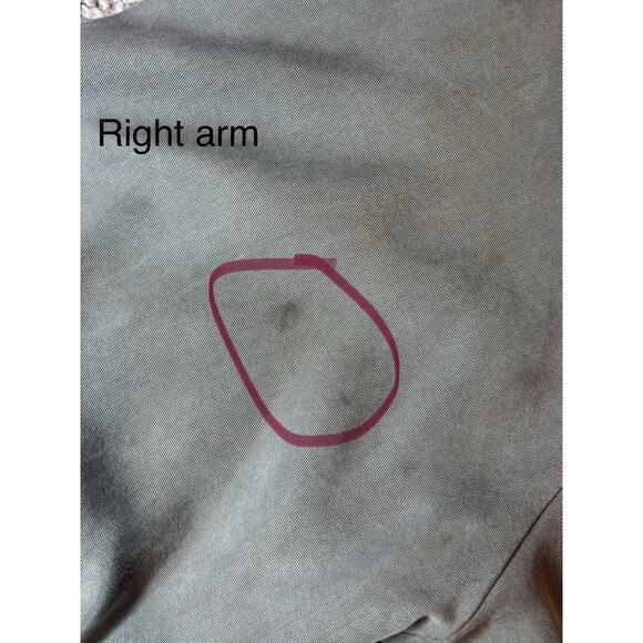 Pixley Lyocell Utility Jacket Olive Green Removable Hood Size L - Picture 8 of 9